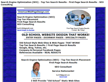 Tablet Screenshot of americanwebpagedesign.com